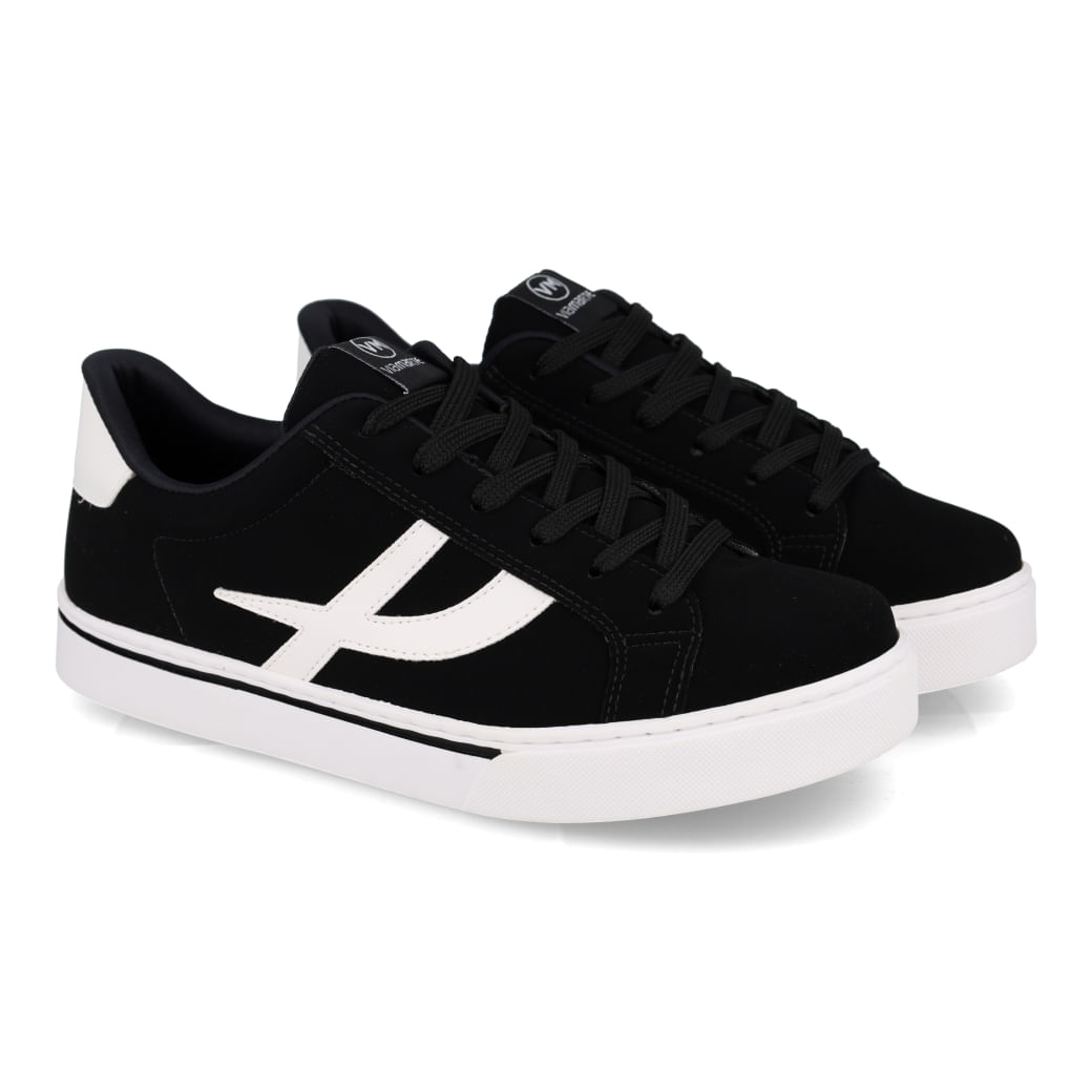 Via Marte Tenis Casual 016012-03 Preto-Branco Nobuck-Napa_7_999999992596163_15